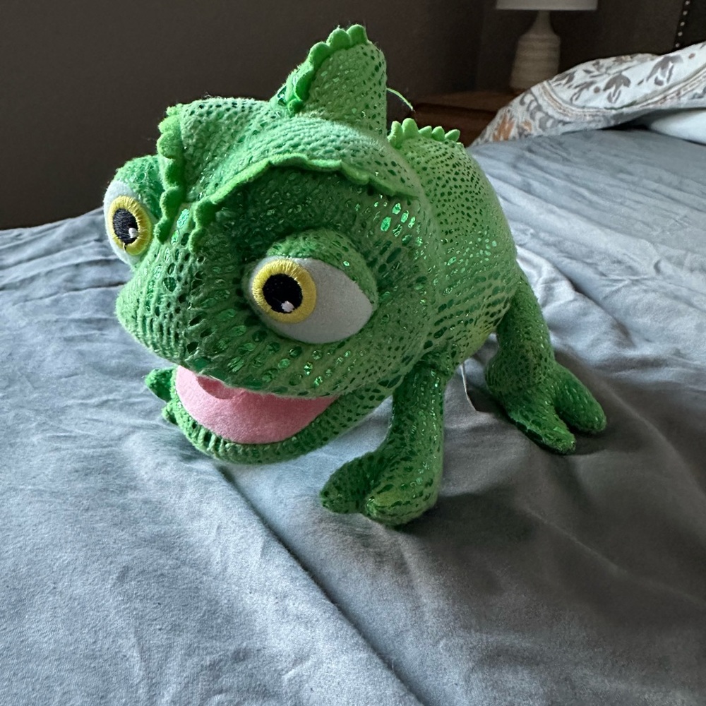 Disney Green Stuffed Chameleon Toy